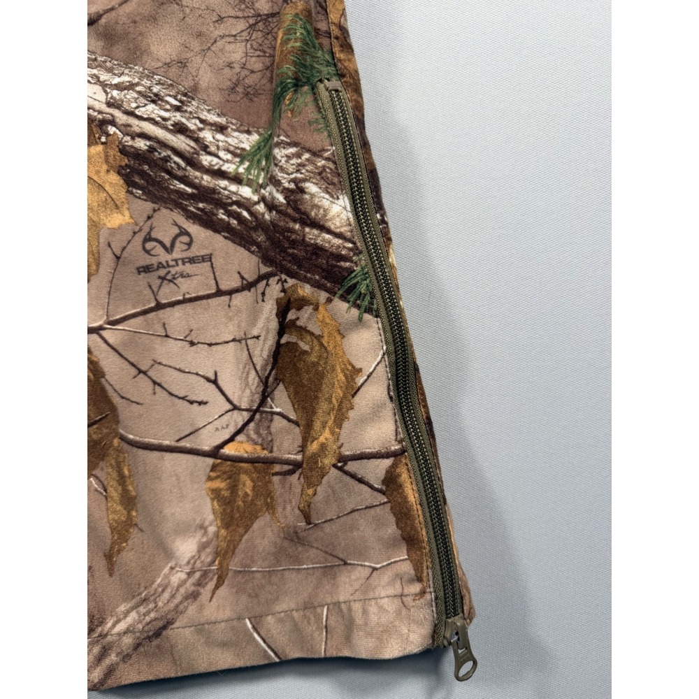 Realtree Xtra Camo Youth Pants Size 10/12 Large Hunting Outdoor Zippers 12783RT - Picture 5 of 10